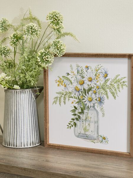 Everyday Primitives By Kathy Daisy Inset Box Sign 15x15"