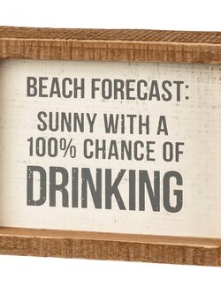 Everyday Primitives By Kathy Forecast Box Sign 5x4"