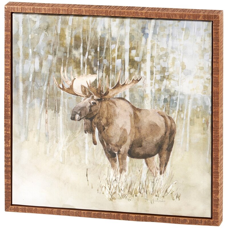 Everyday Primitives By Kathy Moose Wall Decor 16x16"