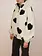 Brunette The Label All Over Heart Oversized Sherpa