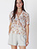 Dex Short Sleeve Button Front Blouse