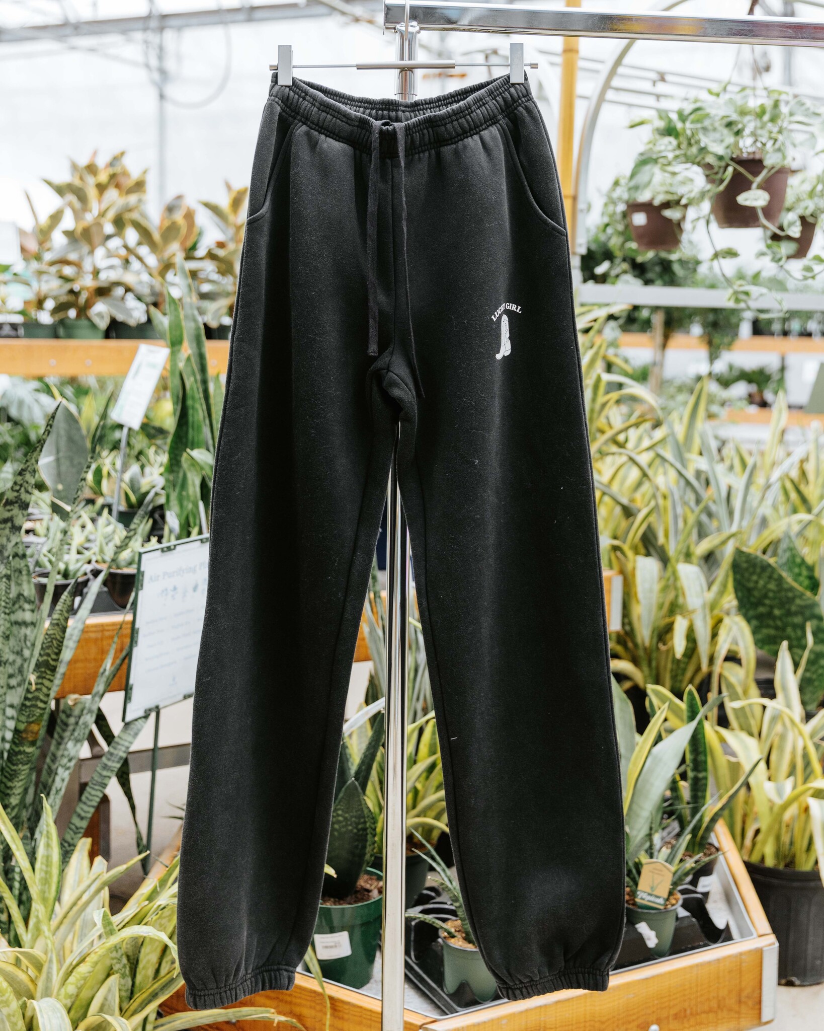 Brunette The Label Oversized Jogger Lucky Girl