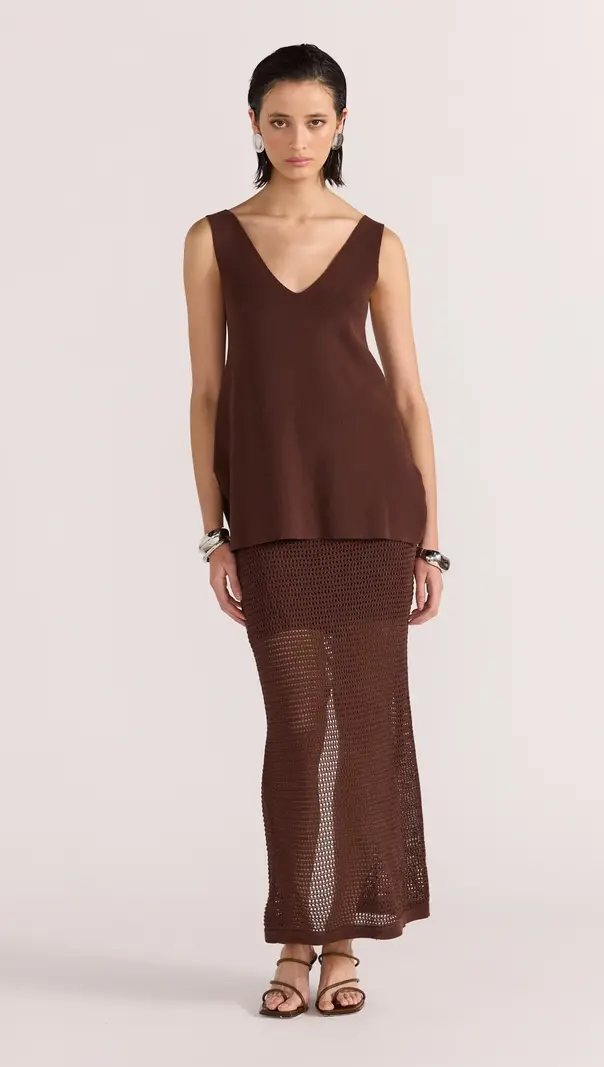 Staple the Label Portico V Neck Tunic Knit