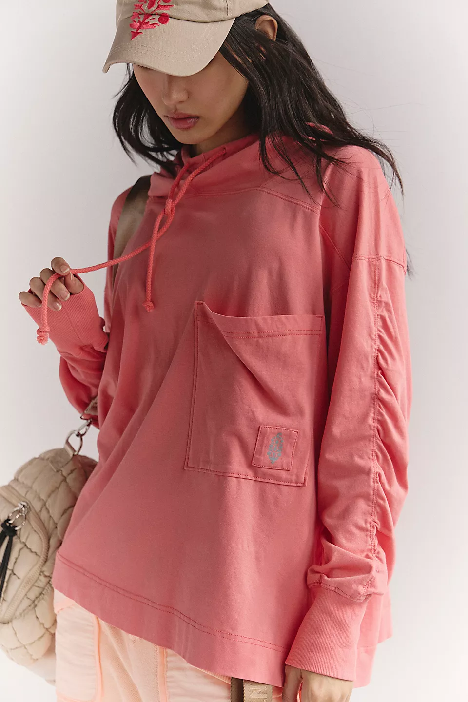 Free People Hot Shot Hooded Layer