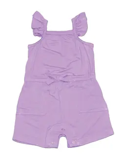 Silkberry Baby Bamboo Sleeveless Ruffle Romper