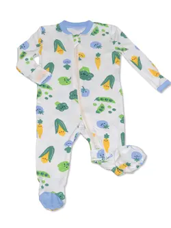 Silkberry Baby Bamboo Footie Sleeper w/2 Zipper