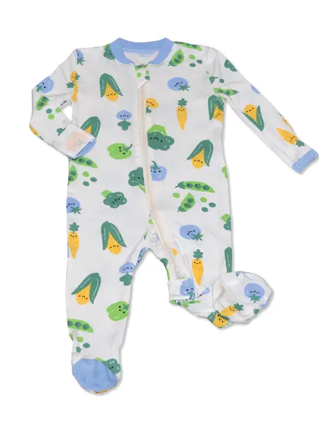 Silkberry Baby Bamboo Footie Sleeper w/2 Zipper