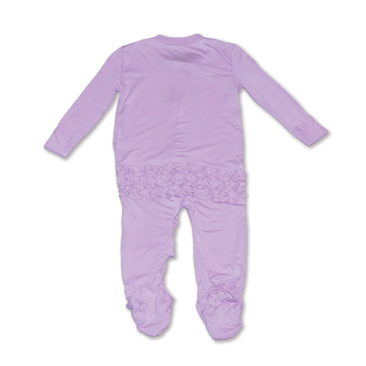 Silkberry Baby Bamboo Ruffle Footie