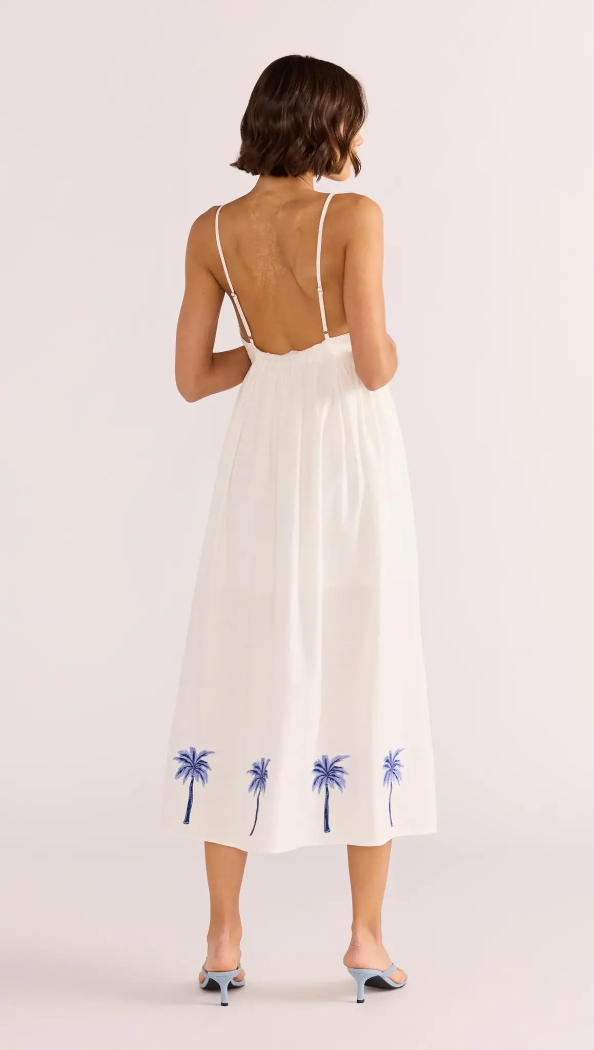 MinkPink Isadora Embroidered Midi Dress