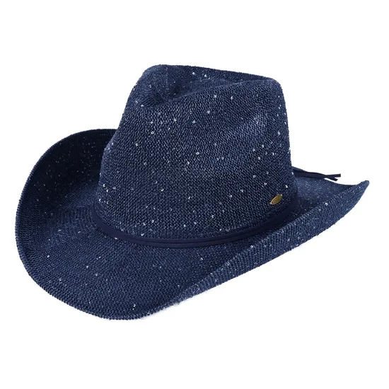 CC Cheveux Sequin Cowboy Hat