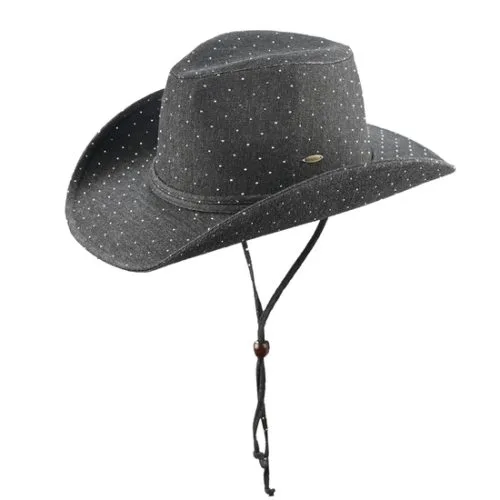 CC Cheveux Cowboy Hat All Over Rhinestone