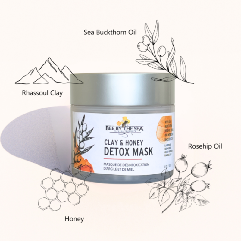Bee By The Sea Clay & Honey Detox Face Mask 4oz