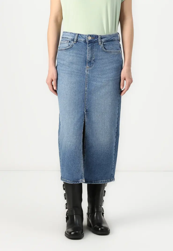 ONLY Enya Denim Midi Skirt
