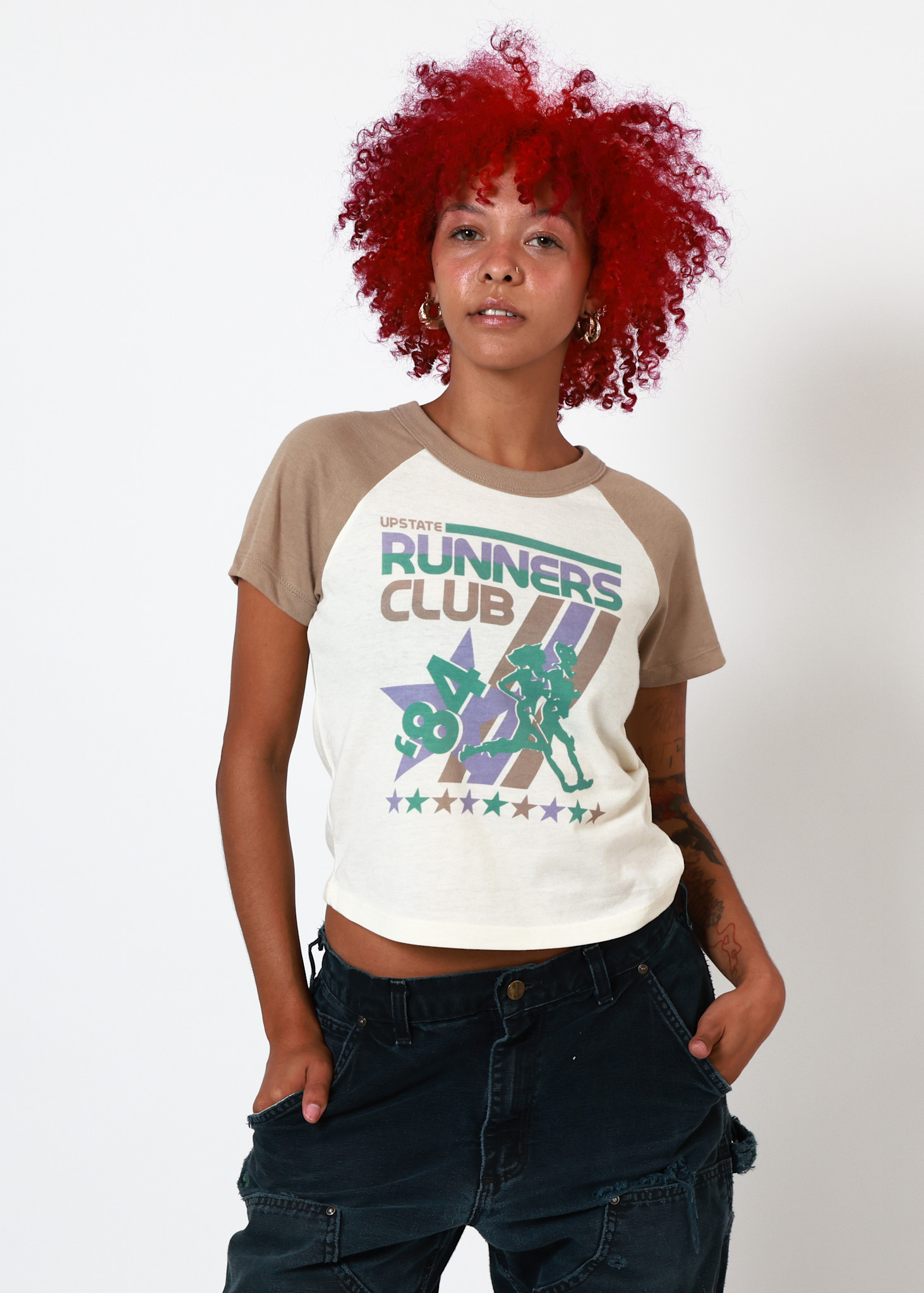 Girl Dangerous Upstate Runners Club Baby Raglan