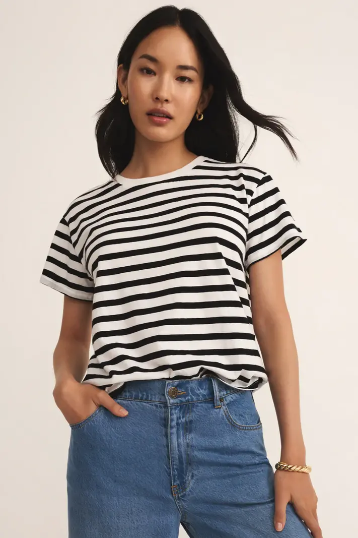 Z Supply Go To Stripe Tee