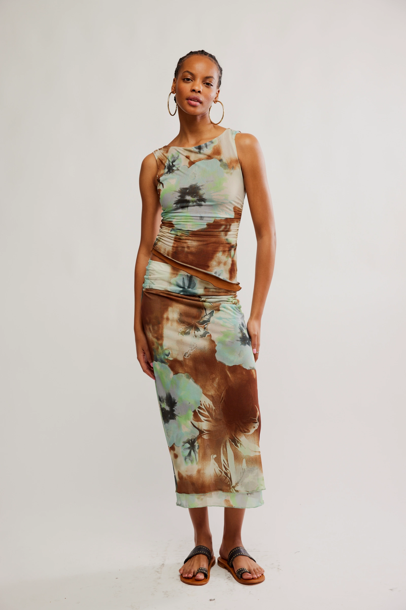 Free People Sunset Mesh Maxi