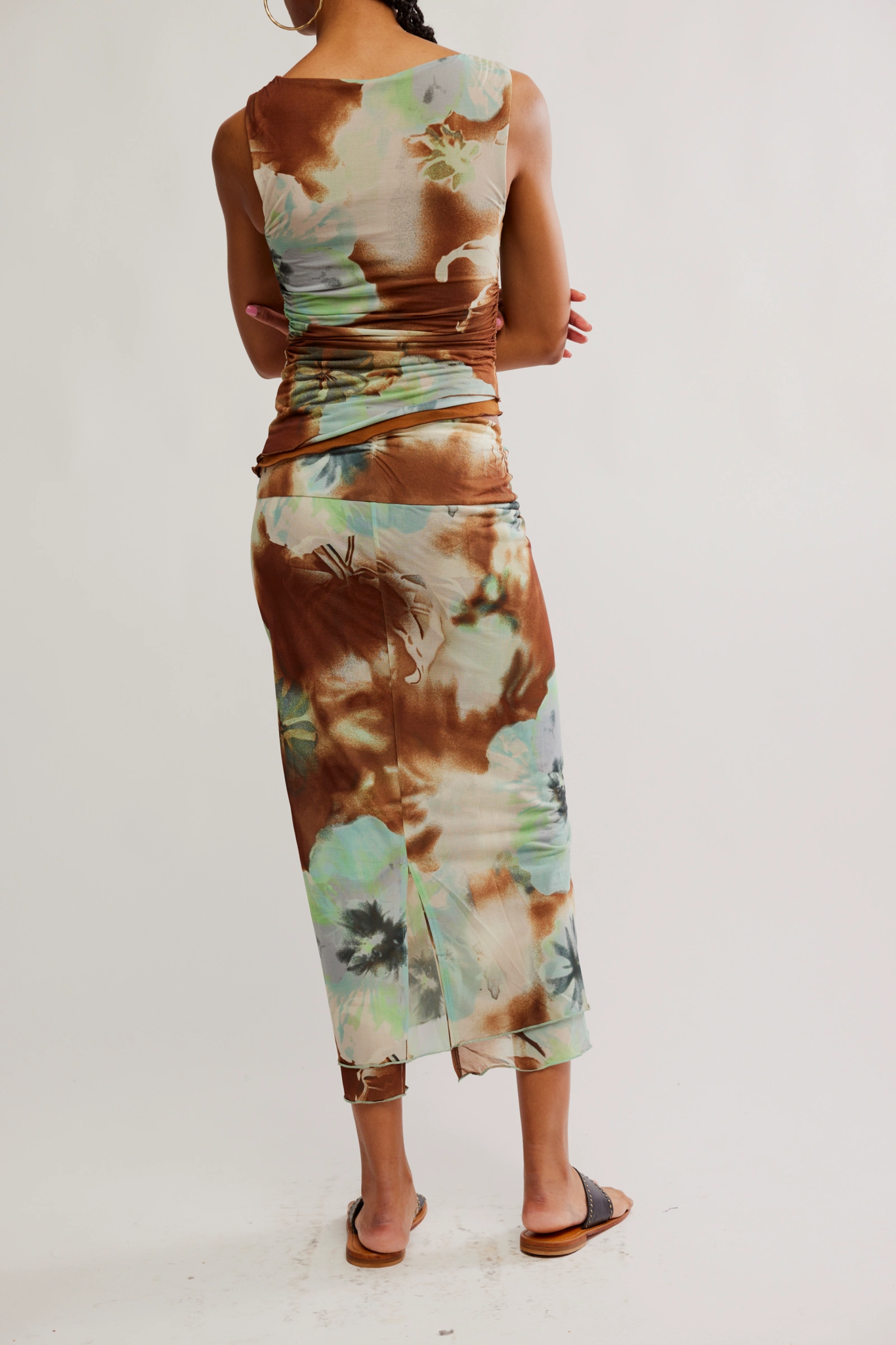 Free People Sunset Mesh Maxi