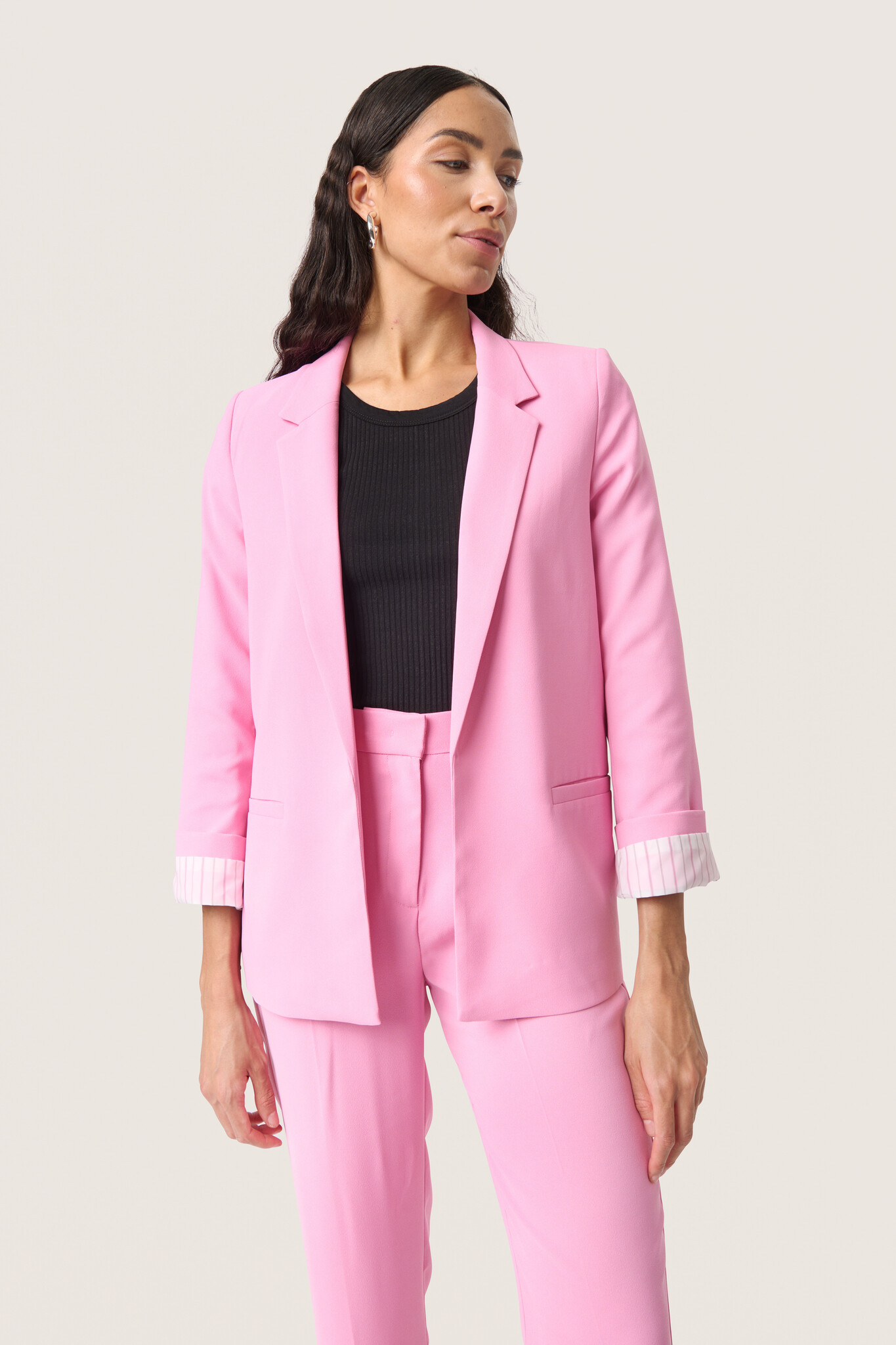 Soaked in Luxury Shirley Fold-Up Blazer