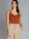 C'est Moi Bamboo Tank with Lace Trim