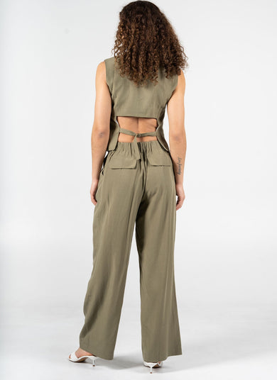 C'est Moi Linen Dress Pant