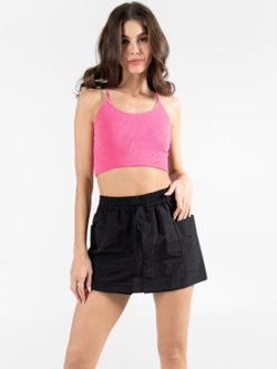 C'est Moi Nylon Cargo Skort