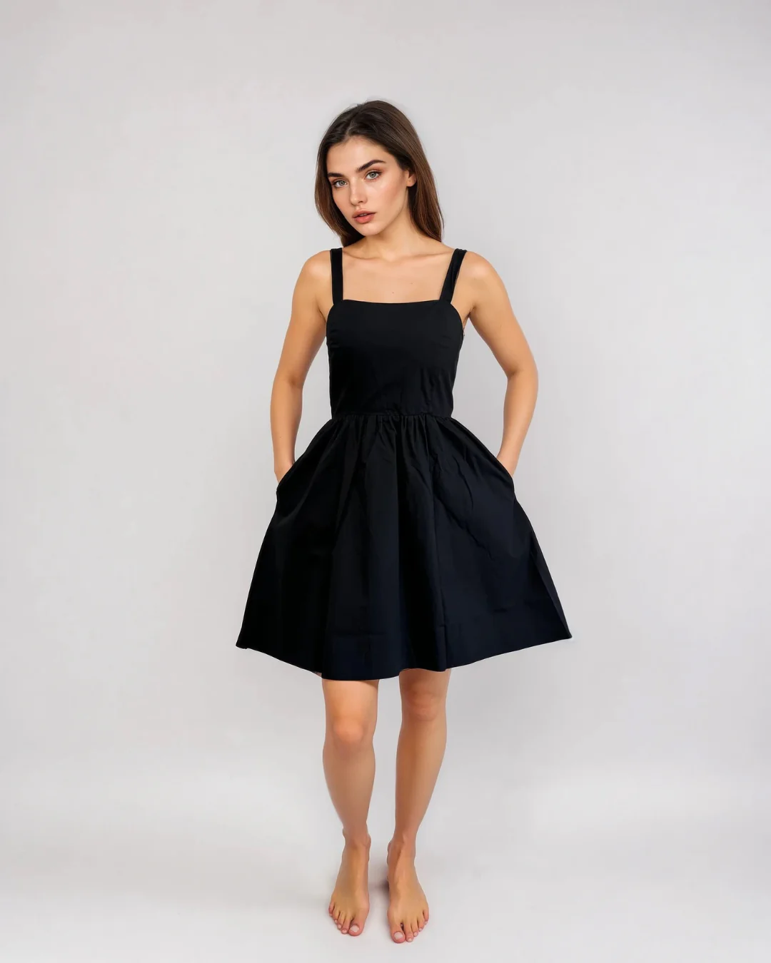 PRIV Nonnie Poplin Cocktail Dress