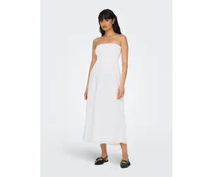 【完売品】サンサカエプチ　Laura smocked dress Laura White Smocked Dress with Embroidery