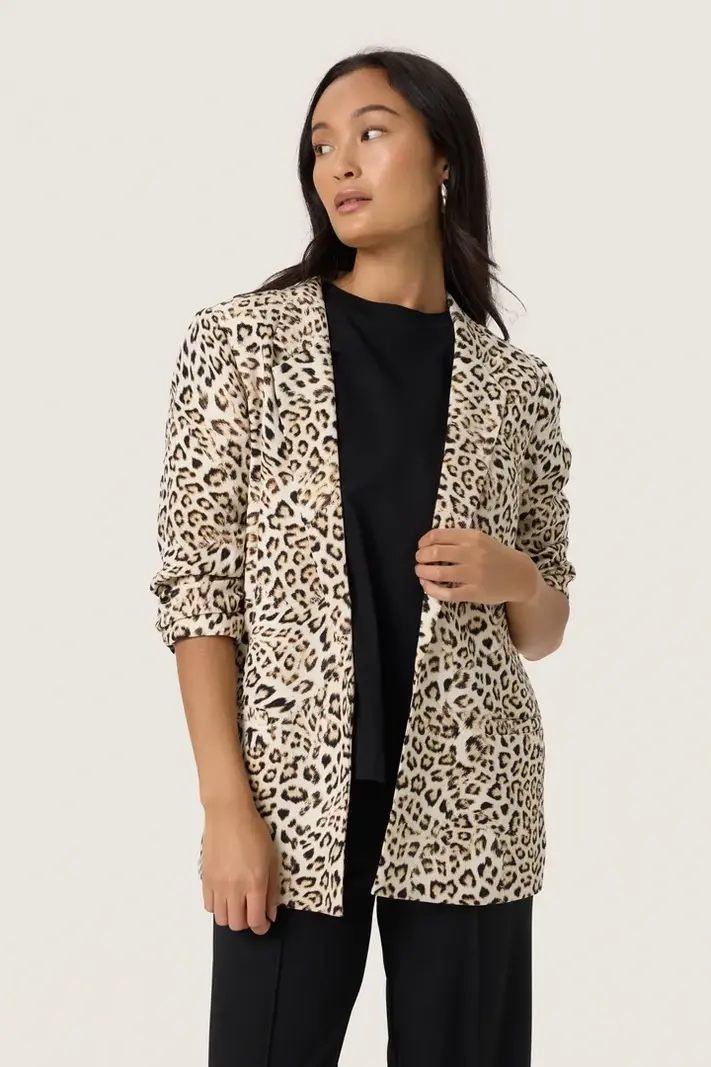 Soaked in Luxury Shirley Printed Blazer