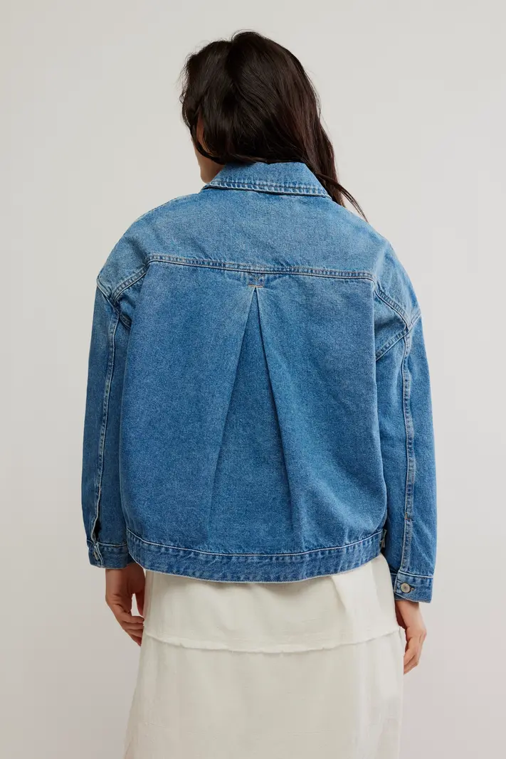 Free People Opal Swing Denim Jacket