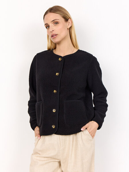 Soya Concept Onyx 2 Sherpa Cardigan