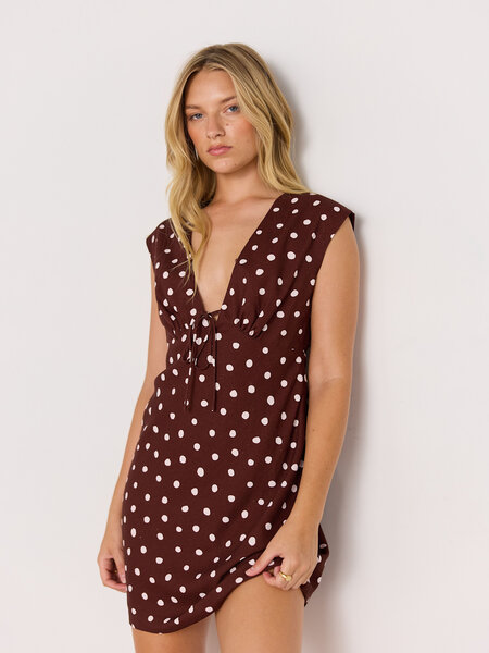 MinkPink Cedar Bias Mini Dress