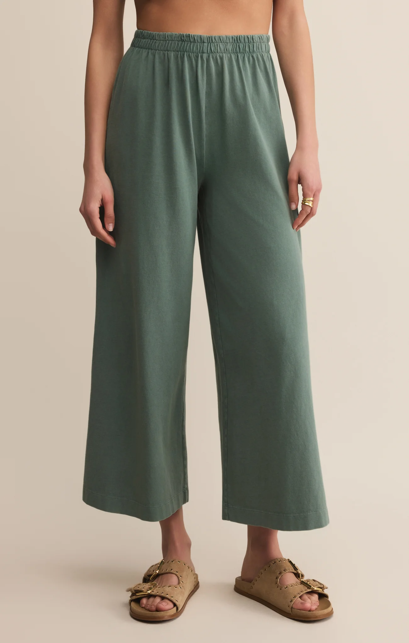 Z Supply Scout Jersey Crop Flare Pant