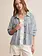 Z Supply All Day Knit Crop Denim Jacket