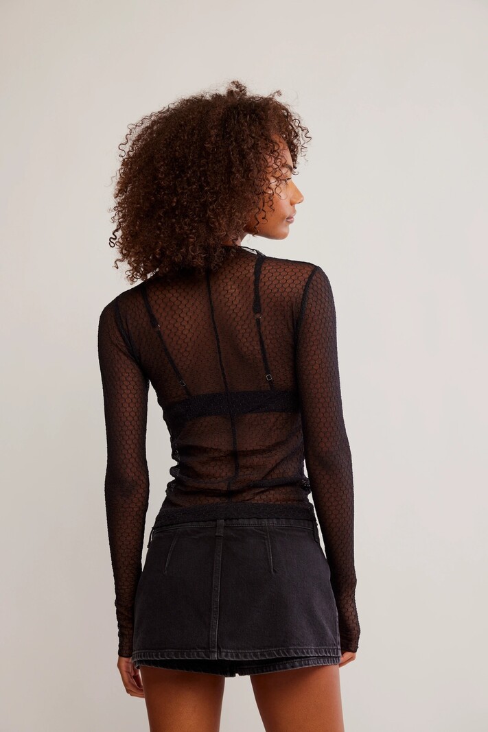 Free People Minding My Business Top