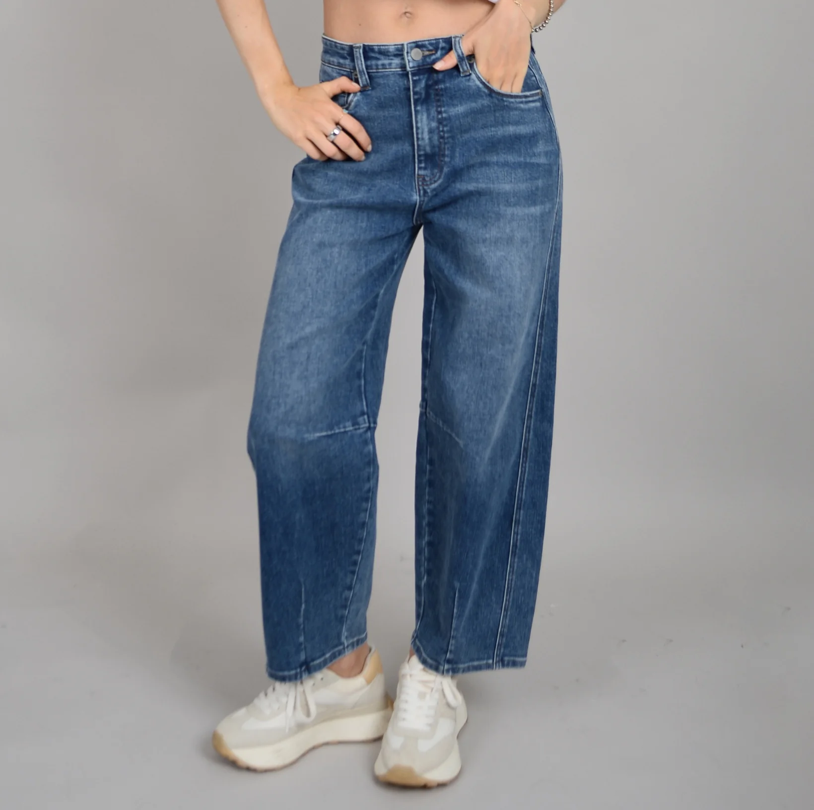 RD Style Barni Stretch Denim Barrel