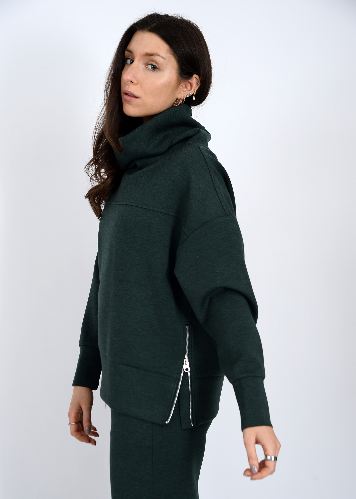 RD Style Fillana Foldover Collar Pullover
