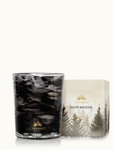 Thymes Boxed Candle Noir Woods 6.5oz