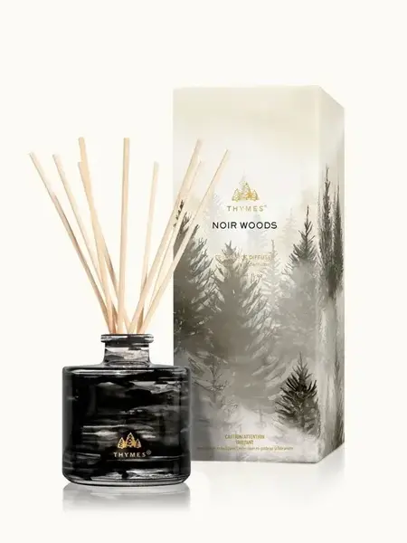 Thymes Petite Reed Diffuser Noir Woods