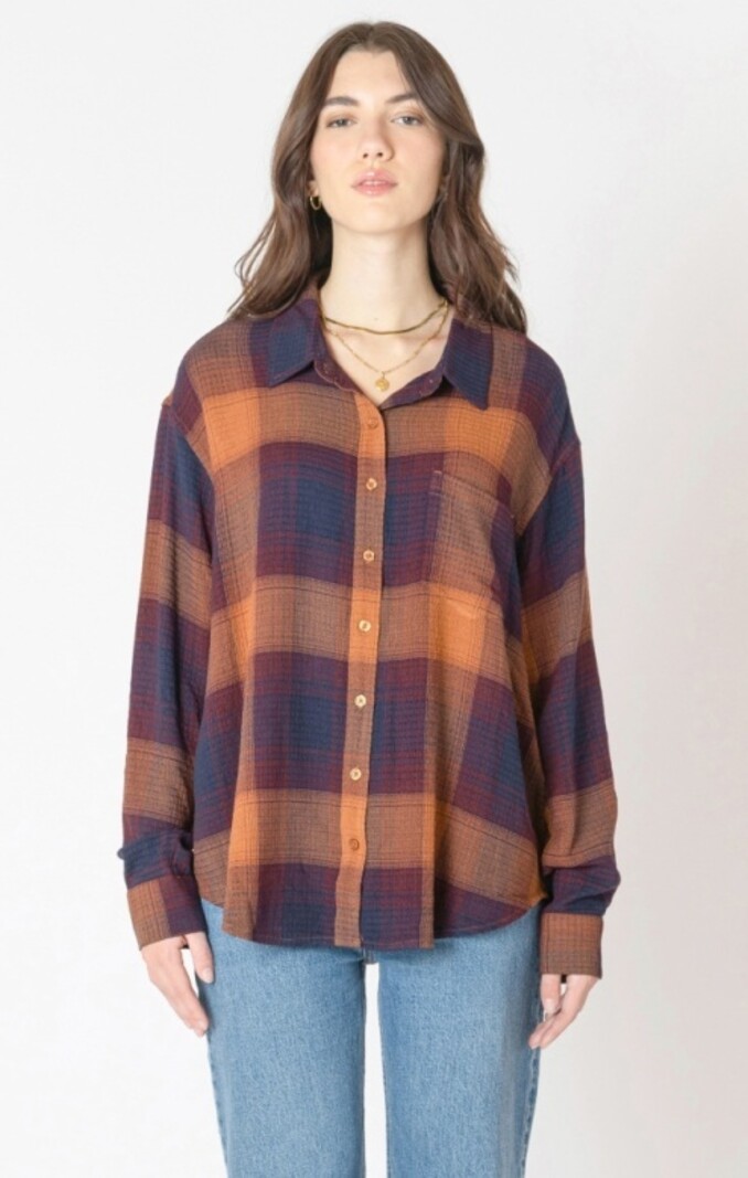 Dex Textured Plaid Shirt