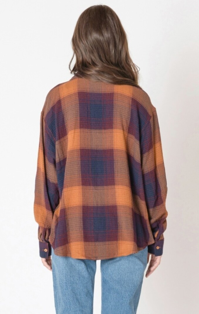 Dex Textured Plaid Shirt