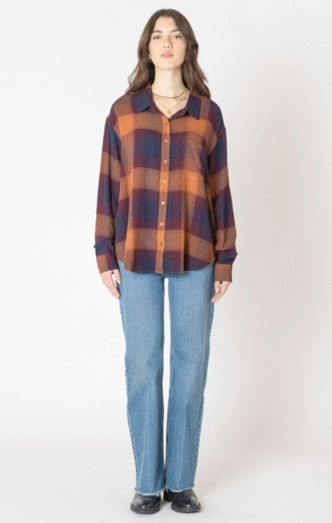 Dex Textured Plaid Shirt