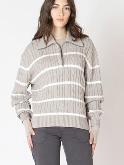 Dex Half Zip Cable Sweater