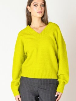 Black Tape Soft Rib Trim Sweater