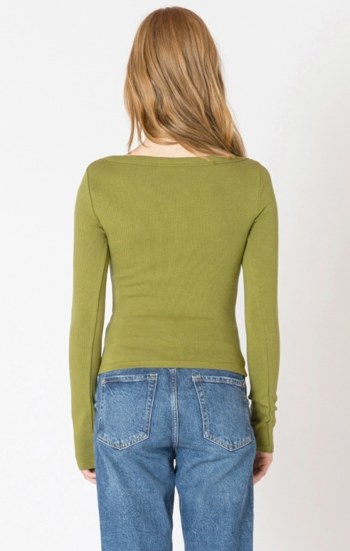 Dex Boatneck Ribbed Top