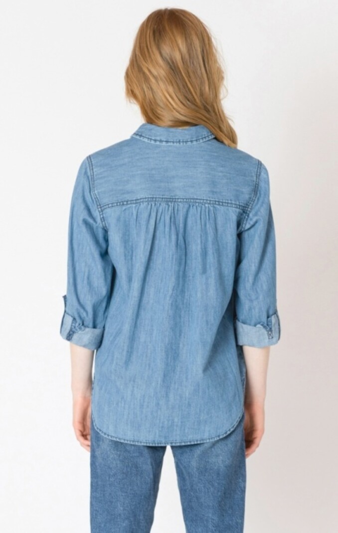 Dex Washed Pocket Denim Shirt