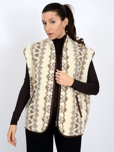 RD Style Banff Sherpa Zip Vest