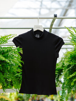 RD Style Mika Rib Cap Sleeve Top