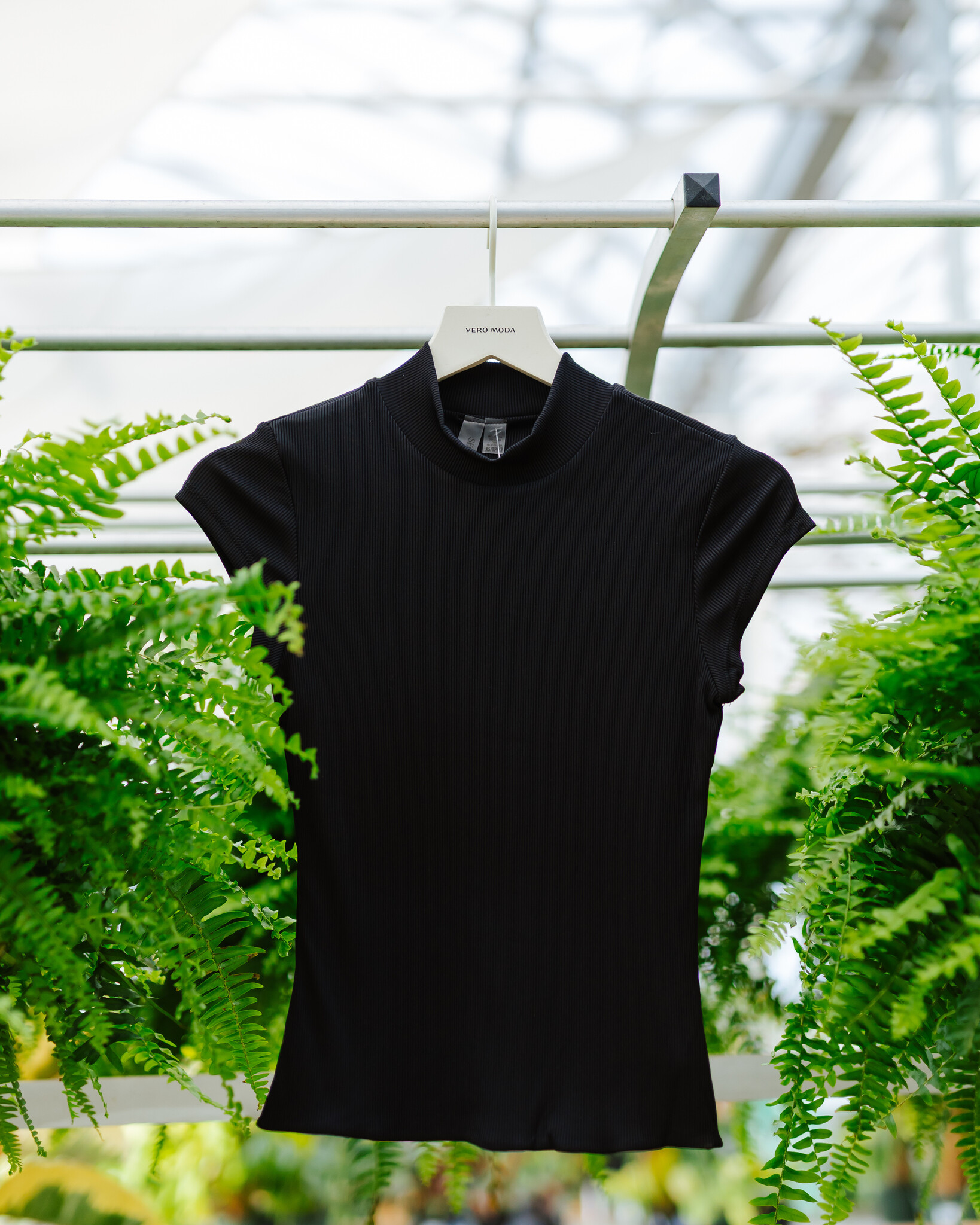 RD Style Mika Rib Cap Sleeve Top