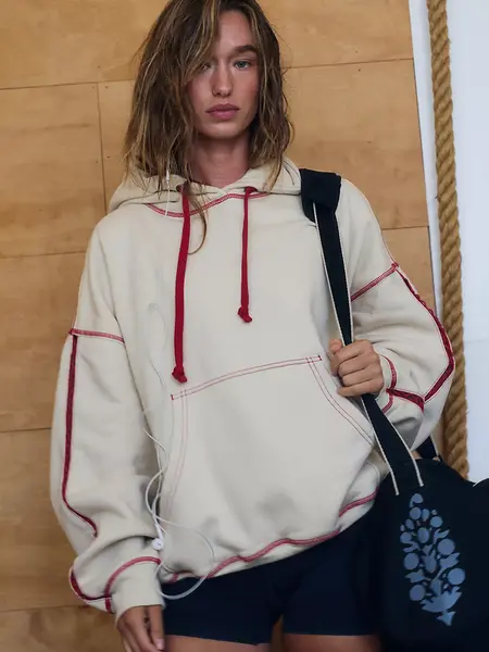 Free People Final Call Hood Rose Logo