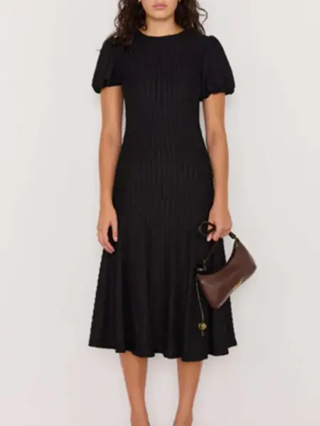 MinkPink Anais Drop Waist Midi Dress